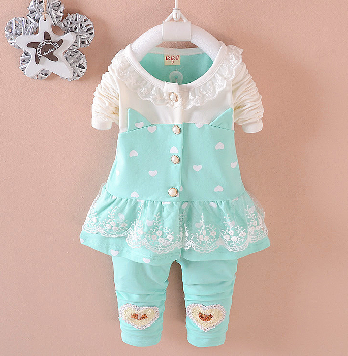Conjuntos de ropa para niñas BibiCola, chándales para niños, camisetas para niños, pantalones, chándales de 2 uds, ropa para niñas, conjunto de ropa para niñas
