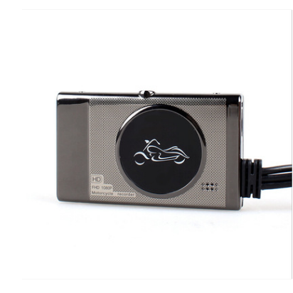Grabadora de conducción de motocicleta locomotora 1080P, grabadora de conducción de doble lente impermeable delantera y trasera de tipo dividido