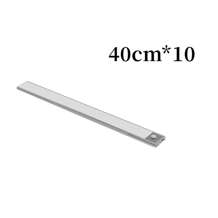 Sensor de movimento led sob a luz do armário usb recarregável guarda-roupa luz da noite para cozinha lâmpadas parede interior