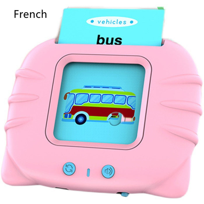 Tarjeta de educación temprana, iluminación para niños, máquina de aprendizaje de inglés