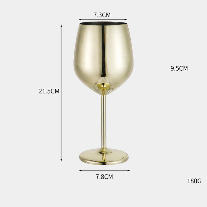Gobelet en métal pour vin rouge en acier inoxydable 304