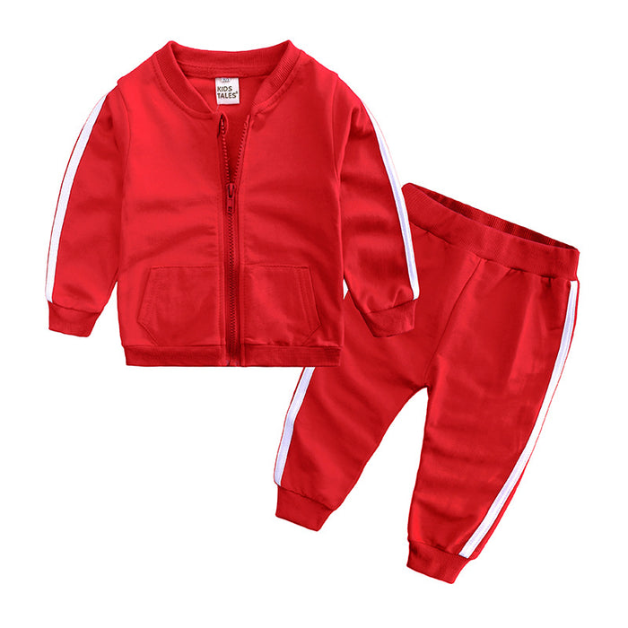 Trajes deportivos de primavera y otoño para bebés y niñas