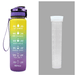 1-Liter-Tritan-Wasserflasche mit Time-Marker-Bounce-Abdeckung