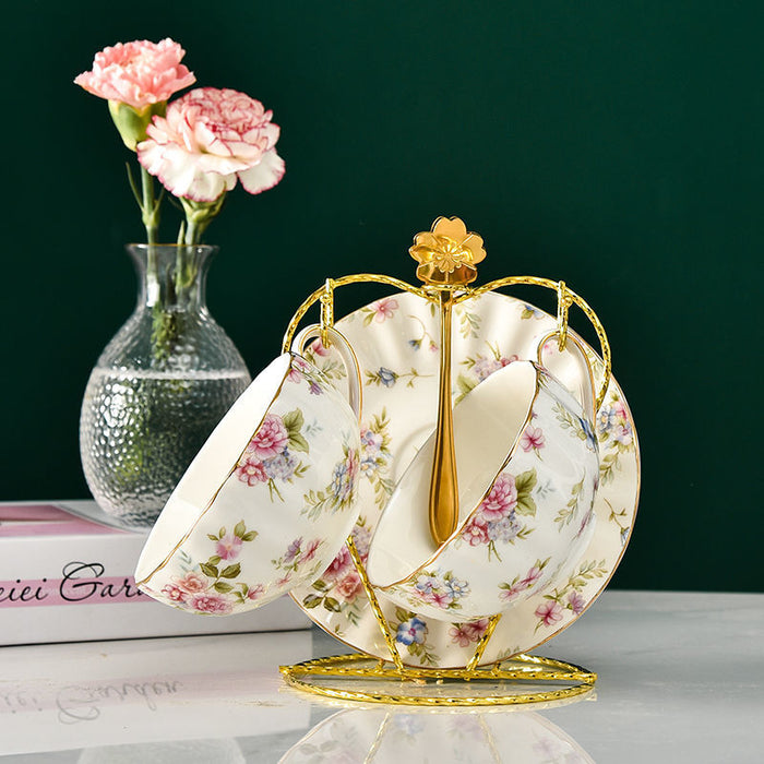 Traje de taza de té de cerámica de café