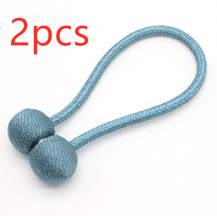 Imanes enganchados para dormitorio, correas de almacenamiento de encaje sin perforaciones, cortinas con hebillas magnéticas, clips fijos