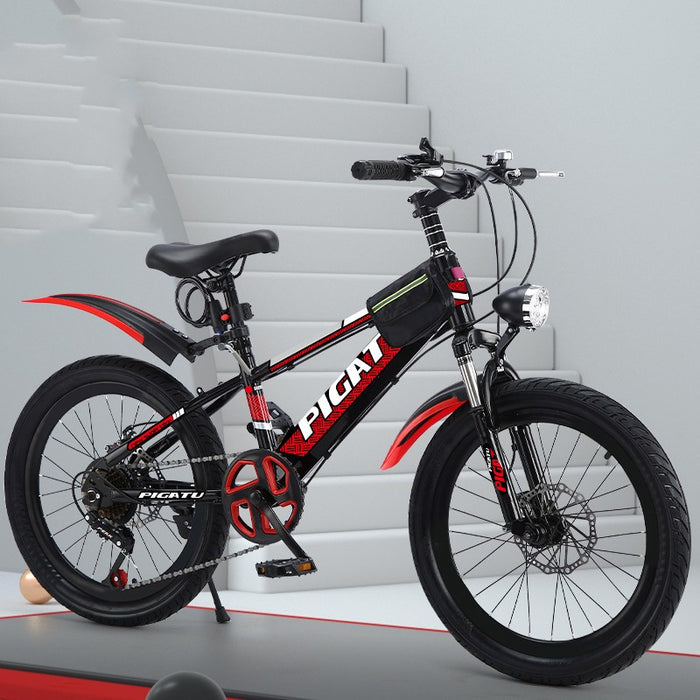 Mountain bike a velocità variabile con pupilla singola ammortizzante
