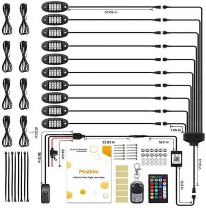 Luces decorativas de control de aplicaciones para automóviles y motocicletas