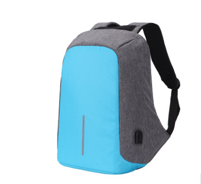 Mochila multifuncional resistente al agua con carga USB para ordenador portátil