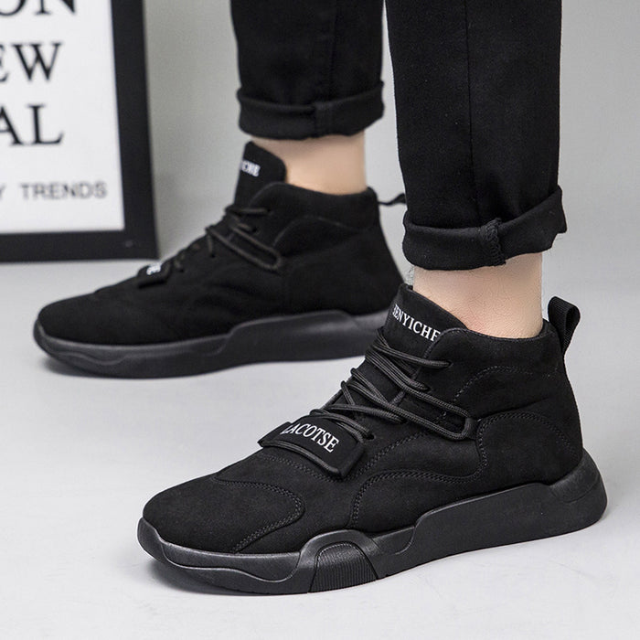 Zapatos casuales deportivos cálidos Zapatos de algodón para hombres