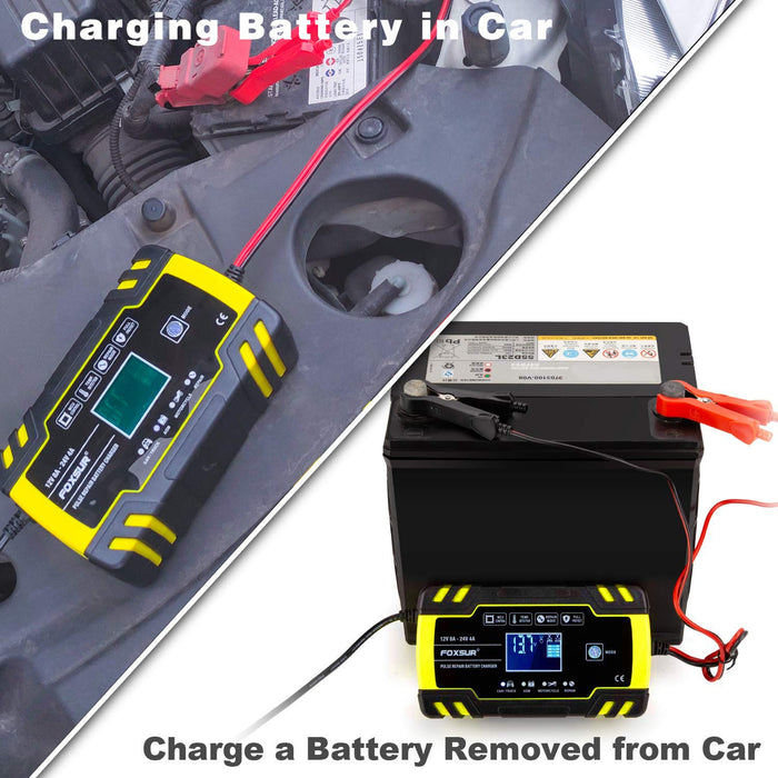 Cargador de batería de pulso para motocicleta