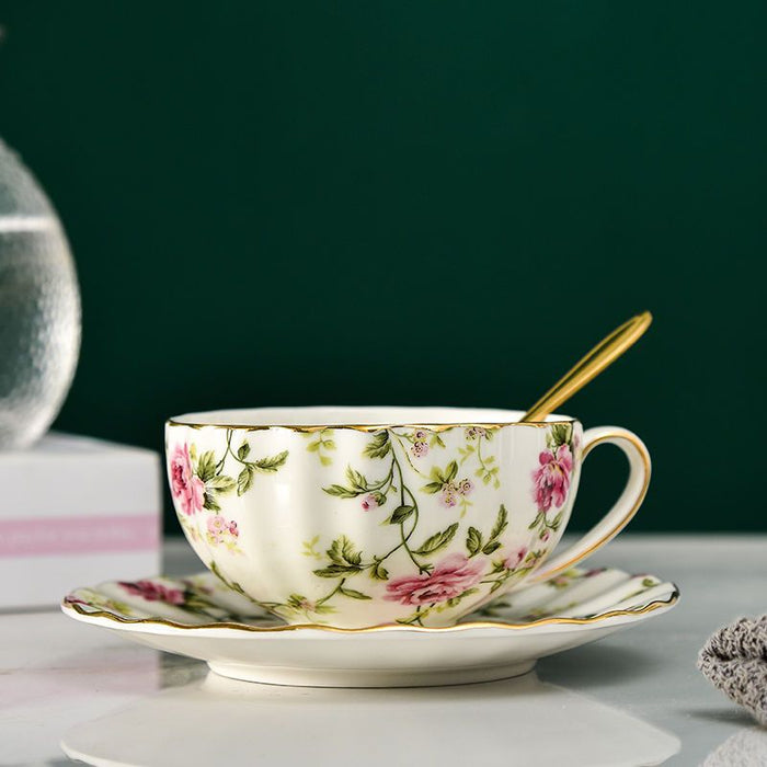 Traje de taza de té de cerámica de café