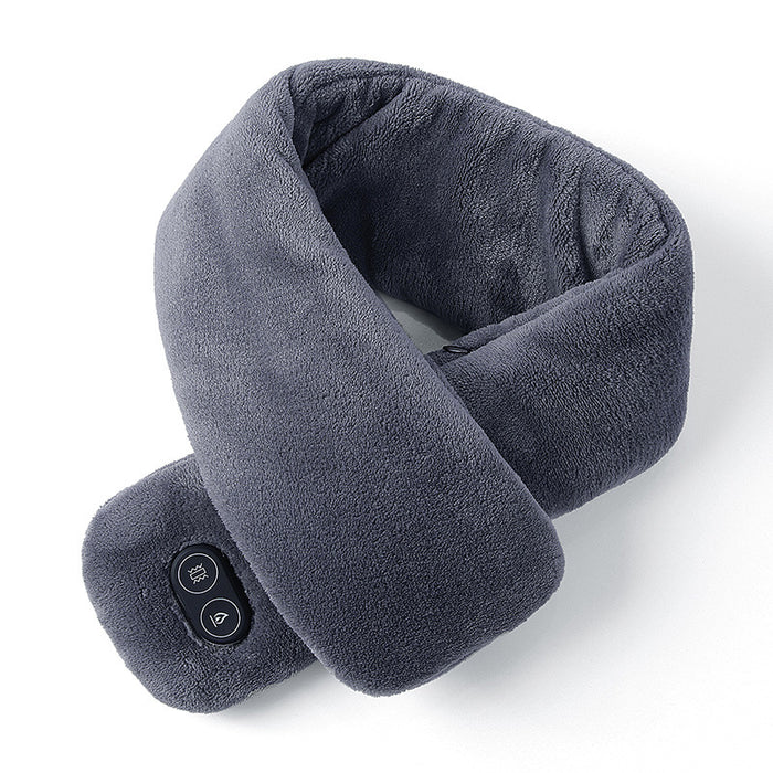 Frauen & Männer Weiche Temperaturkontrolle Schmerzlinderung Halswirbel Massage Schulter Nacken Wrap USB Beheizter Schal