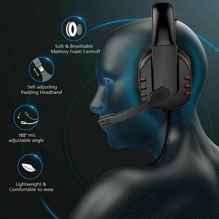 Auriculares Pro Gamer Auriculares para PS4 PlayStation 4 PC Computadora