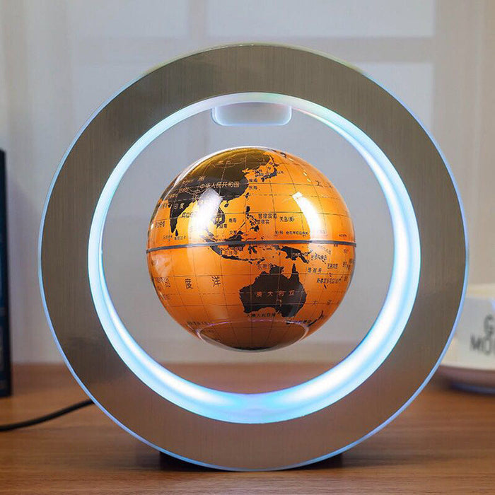 Mappa del mondo a LED rotonda Globo galleggiante Luce a levitazione magnetica Magia antigravità