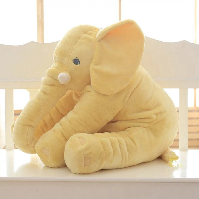 Cáscara suave de la almohada del compañero que duerme del niño del bebé de la almohada del juguete de la felpa del elefante de la comodidad