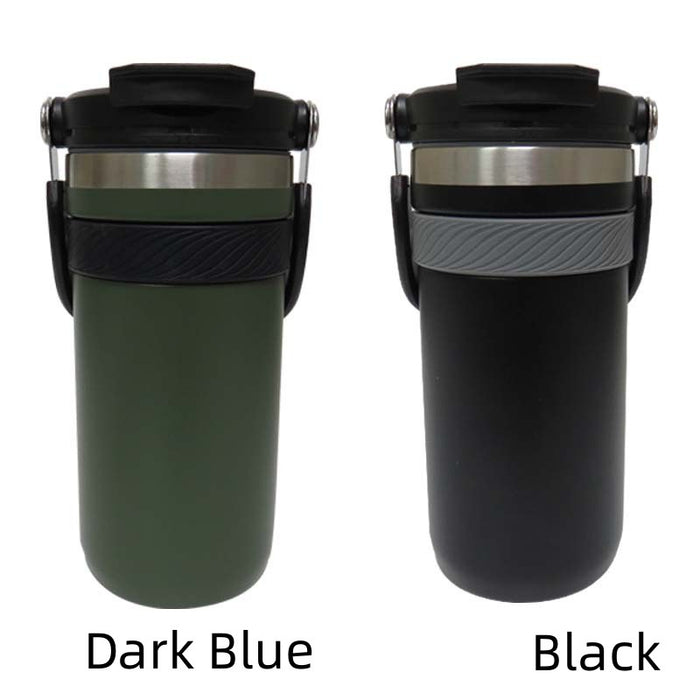 Taza de vacío de acero inoxidable 304 con diseño de boca doble para beber