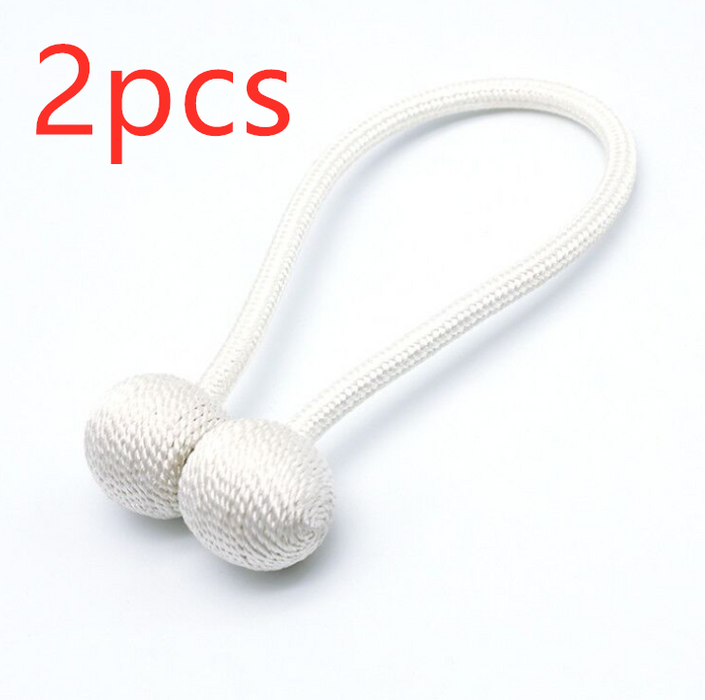Imanes enganchados para dormitorio, correas de almacenamiento de encaje sin perforaciones, cortinas con hebillas magnéticas, clips fijos