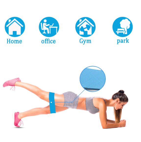 Widerstandsbänder, die das elastische Booty-Sport-Bodybuilding-Gummiband für das Fitnessstudio abdichten