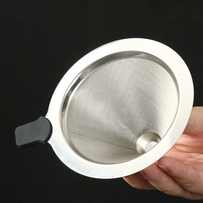 Cafetera de mano de cristal de 400ml.