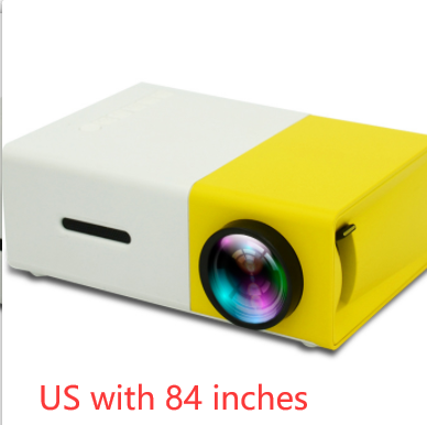 Proiettore portatile 3D Hd Led Home Theater Cinema Proiettore audio USB compatibile HDMI Mini proiettore Yg300