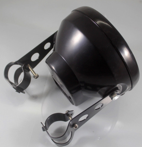 Clignotant de phare de moto, clignotant avec support, phare pour Cafe Racer