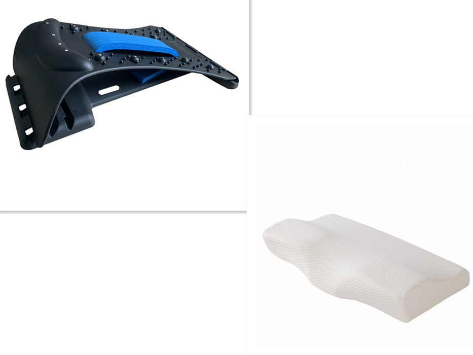 Almohada contorneada de espuma viscoelástica para el dolor de cuello Almohadas cervicales
