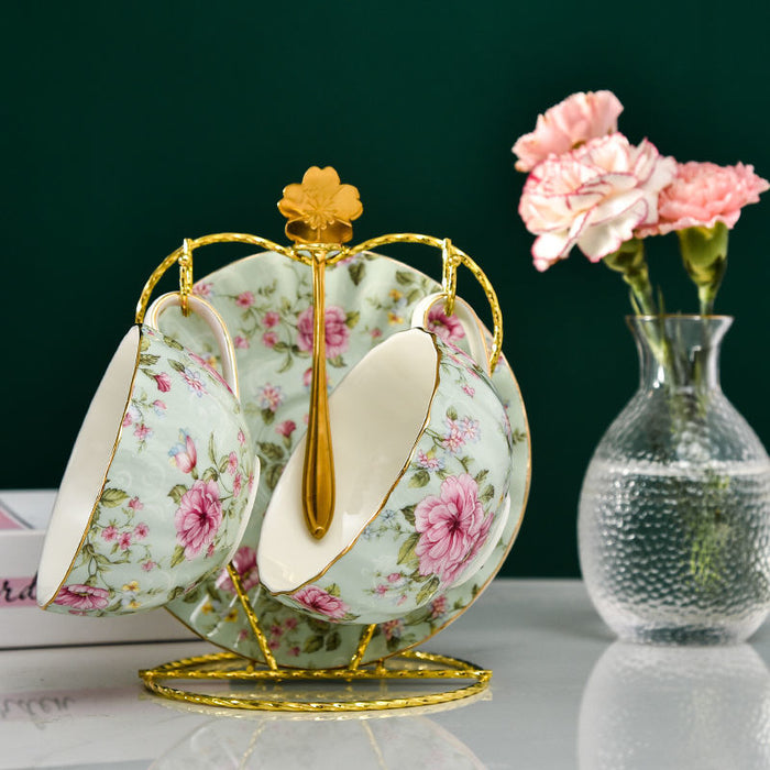 Traje de taza de té de cerámica de café