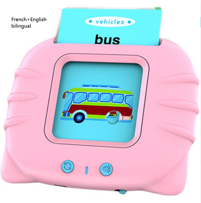 Tarjeta de educación temprana, iluminación para niños, máquina de aprendizaje de inglés