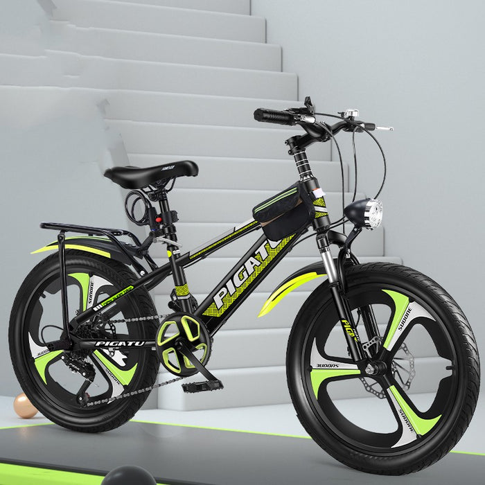 Mountain bike a velocità variabile con pupilla singola ammortizzante
