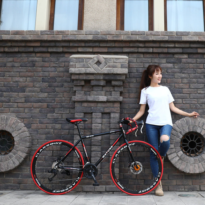 Freno a doppio disco per bici da strada a 21 velocità Bend Put in lega di alluminio