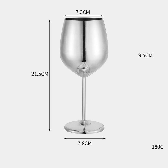 Gobelet en métal pour vin rouge en acier inoxydable 304