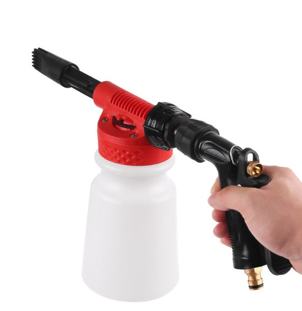 Pistola de espuma multifuncional para limpieza de coche, pulverizador de champú y jabón de agua, 900ml para furgoneta, motocicleta y vehículo