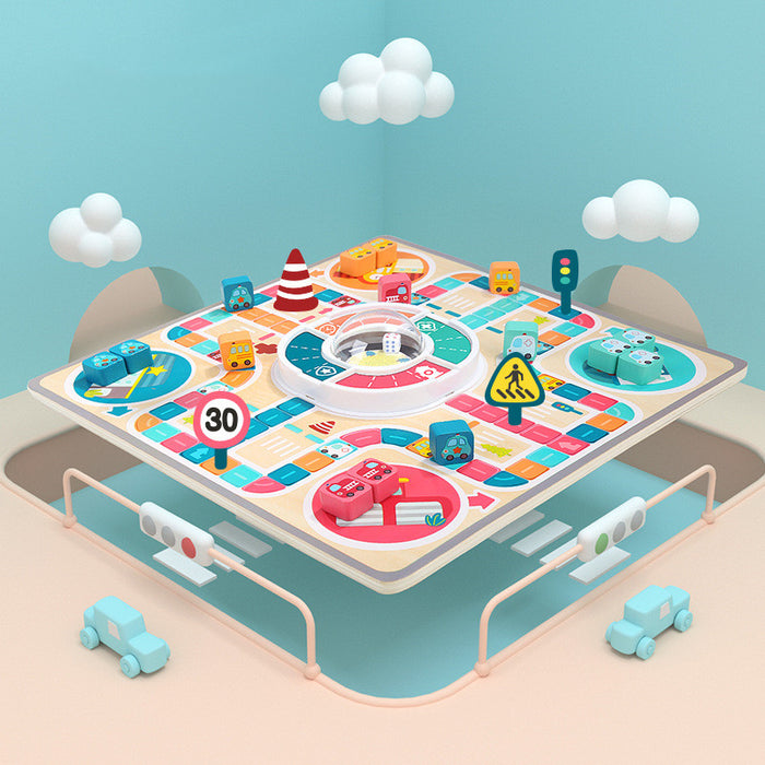 Juguetes para niños, ajedrez volador, juego interactivo para padres e hijos, tablero de ajedrez, juegos de mesa para niños, rompecabezas, damas de salto