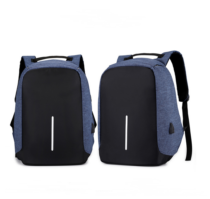 Mochila multifuncional resistente al agua con carga USB para ordenador portátil