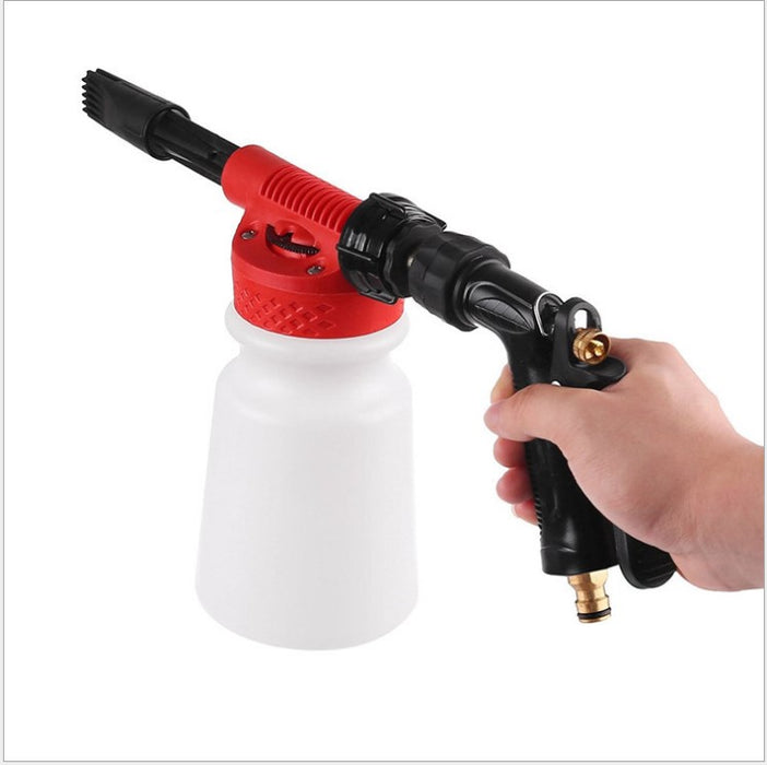 Pistola de espuma multifuncional para limpieza de coche, pulverizador de champú y jabón de agua, 900ml para furgoneta, motocicleta y vehículo