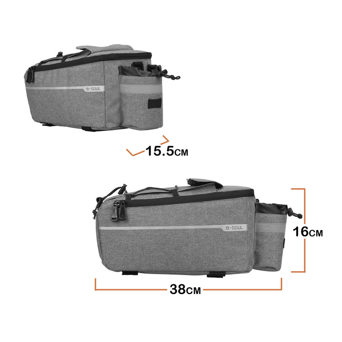 Mountain bike electric folding shelf bag