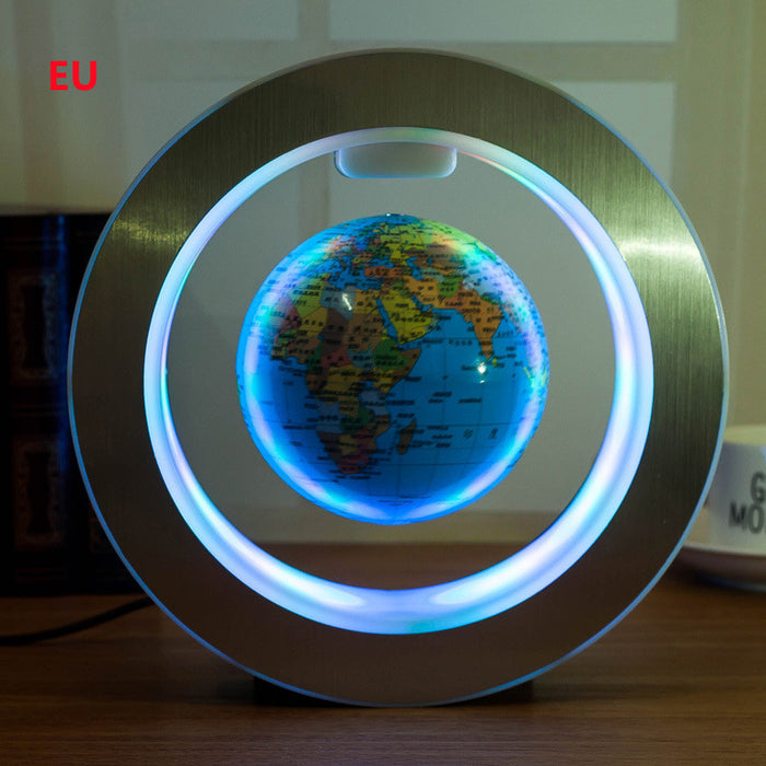 Mappa del mondo a LED rotonda Globo galleggiante Luce a levitazione magnetica Magia antigravità