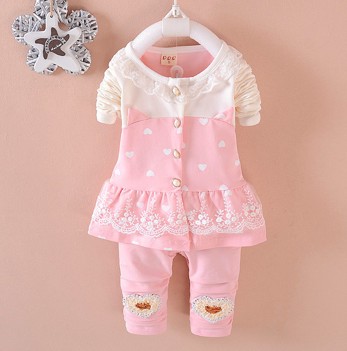 Conjuntos de ropa para niñas BibiCola, chándales para niños, camisetas para niños, pantalones, chándales de 2 uds, ropa para niñas, conjunto de ropa para niñas