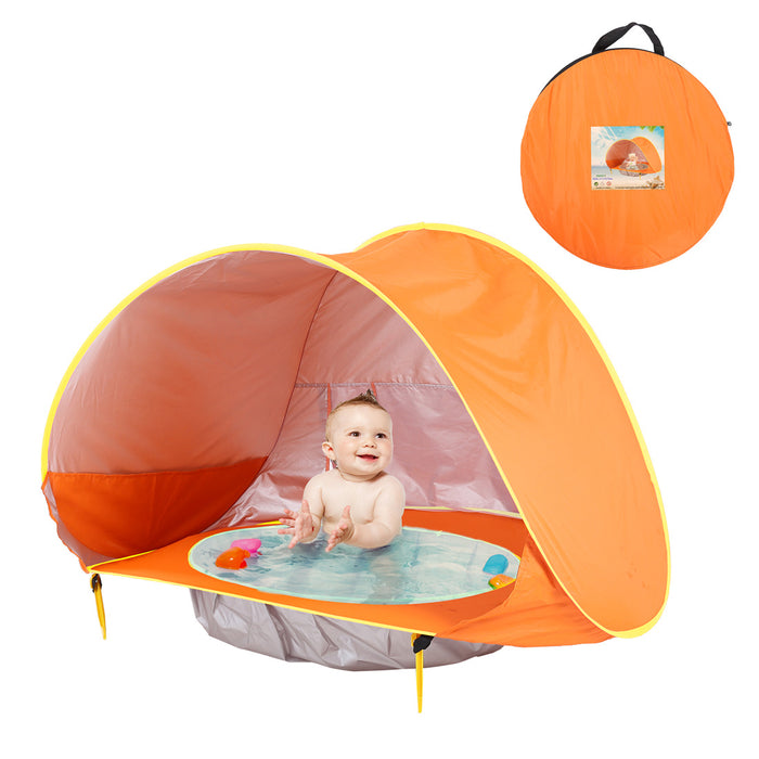 Tenda da spiaggia per bambini Tenda da campeggio per bambini Facile da piegare Tenda da sole impermeabile con protezione UV