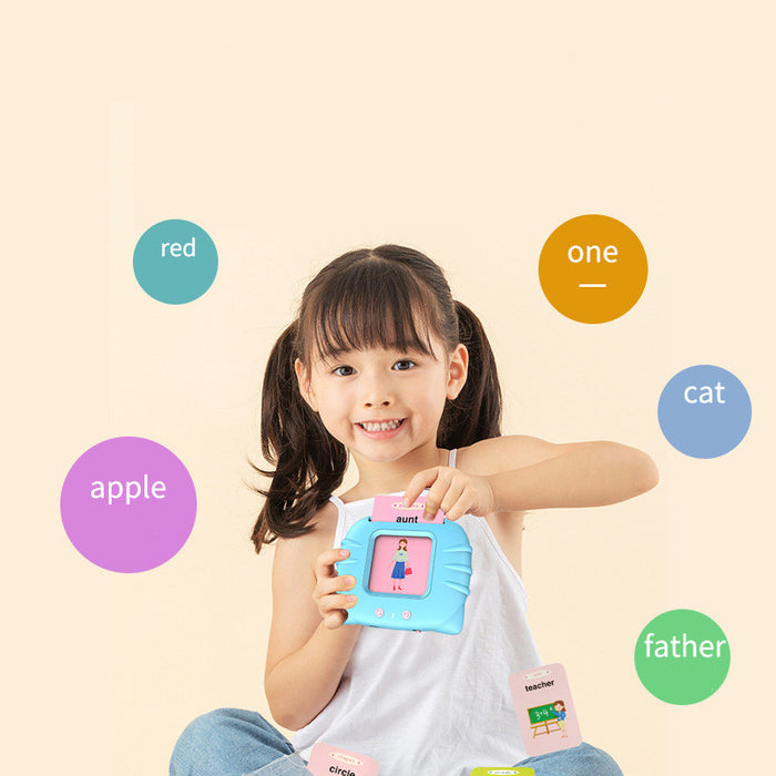 Tarjeta de educación temprana, iluminación para niños, máquina de aprendizaje de inglés