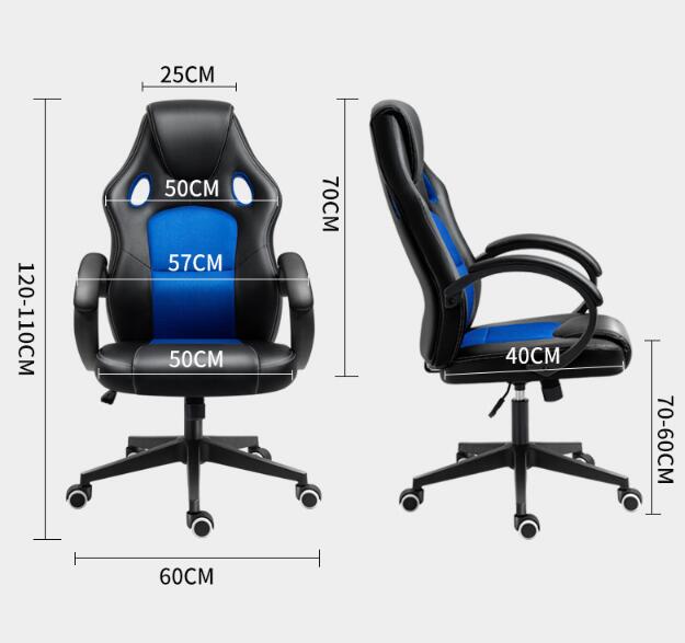 Silla giratoria con elevación para juegos de oficina en casa