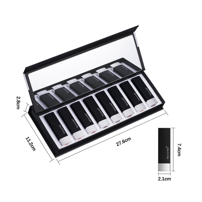 Piano Lipstick Kit Velvet Matte 8 Pieces