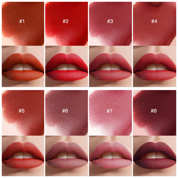 Piano Lipstick Kit Velvet Matte 8 Pieces