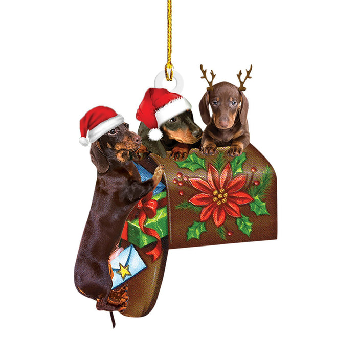 Decoraciones Navideñas Para Perros Salchicha Hogar
