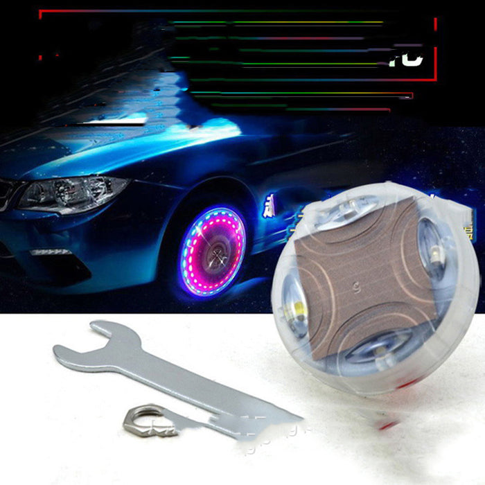 Válvula solar para luz de motocicleta, neumático de coche