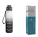 1-Liter-Tritan-Wasserflasche mit Time-Marker-Bounce-Abdeckung