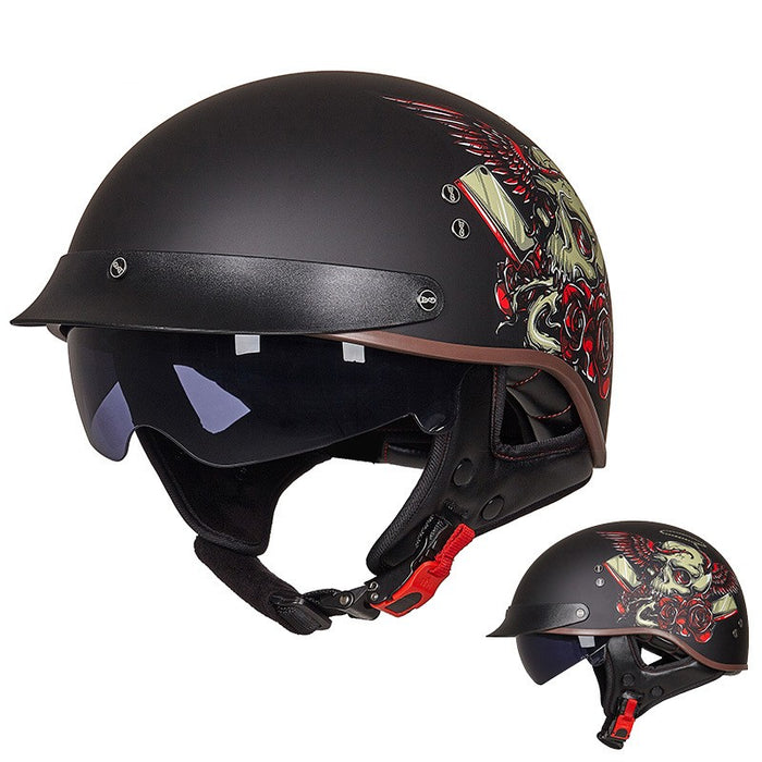 Casco De Moto Vintage
