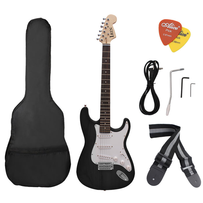 Paquete de guitarra eléctrica ST38 para práctica principiante