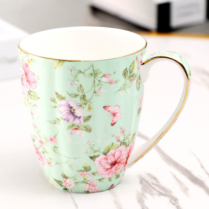 Traje de taza de té de cerámica de café