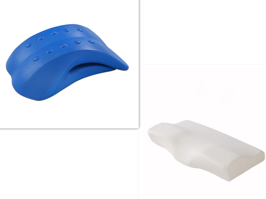 Almohada contorneada de espuma viscoelástica para el dolor de cuello Almohadas cervicales